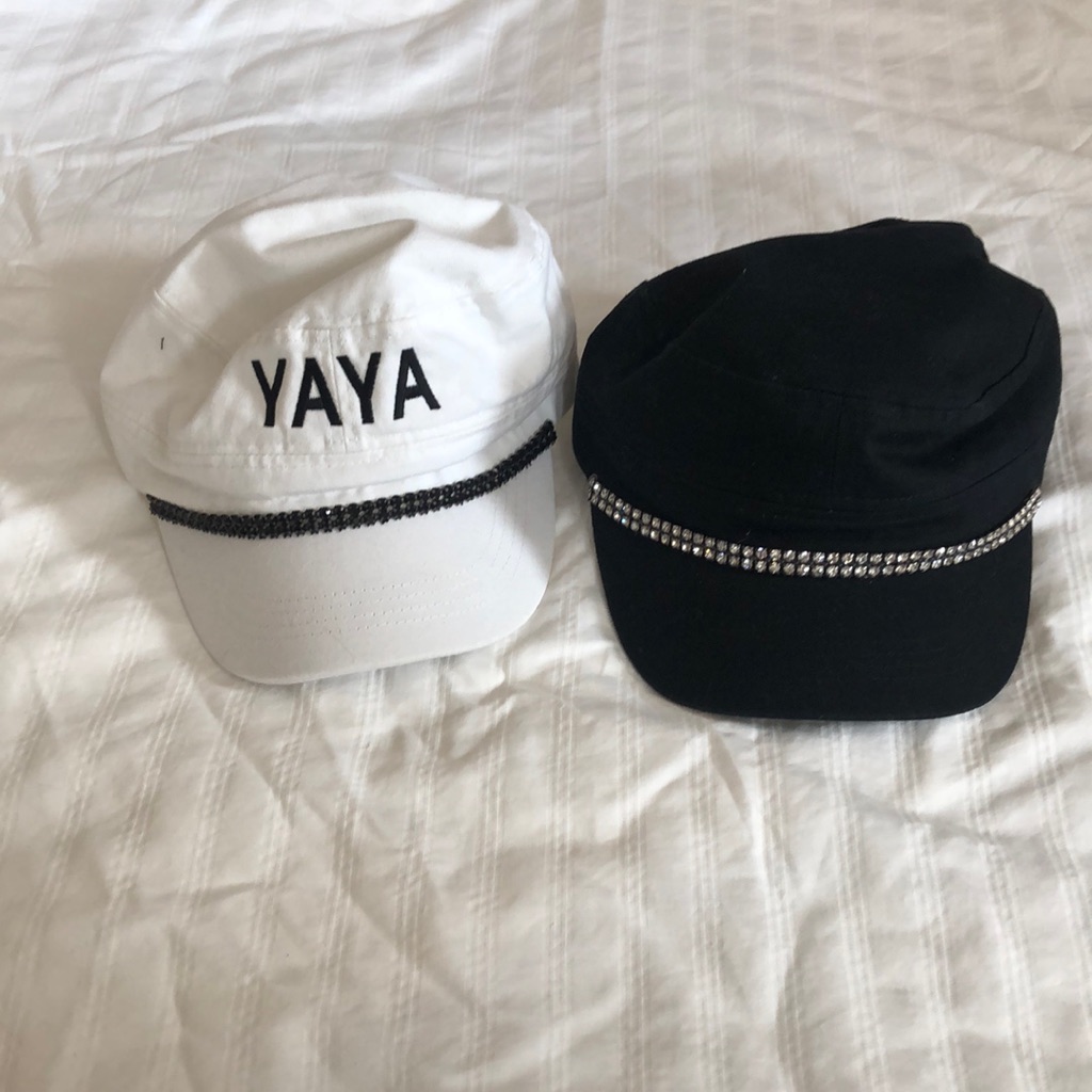 Two Rhinestone Caps